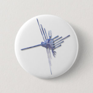 Glasknopf Nazca Hummingbird Button