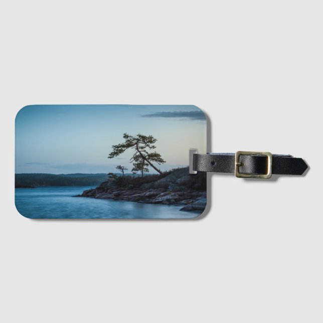 Glaskogen Schweden Gepäckanhänger (Vorderseite (Horizontal))