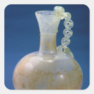 Glaskrug, römisch, 3. Jahrhundert Quadratischer Aufkleber