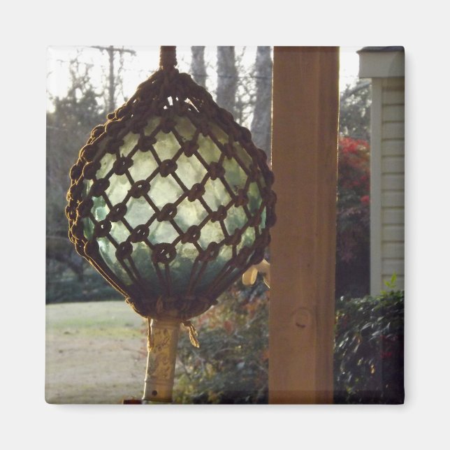 Glaskugel aus Japan Magnet (Vorne)