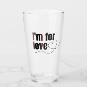 Glaskugel für die Liebe. Schöne Inschrift Glas