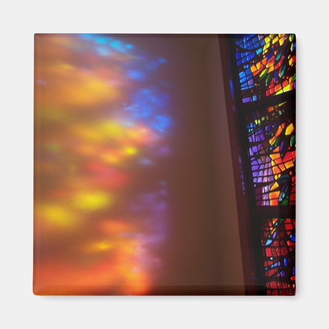 Glaskuppel Kirche Santa Maria delle Grazie Magnet (Vorne)