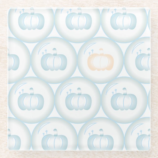 Glaskürbis - Prinzessin Inspired Collection Glasuntersetzer (Vorderseite)