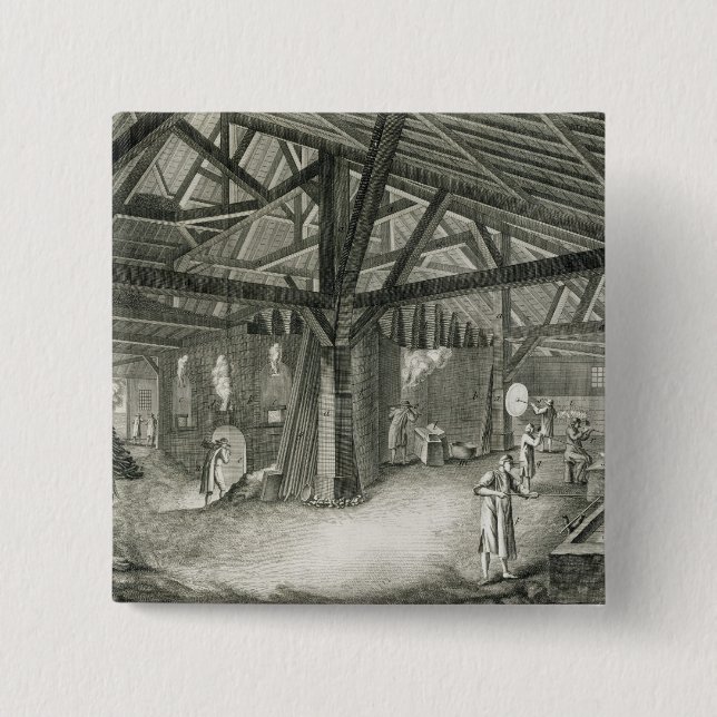Glasmacherkunstfabrik, von der "Enzyklopädie" Button (Vorderseite)