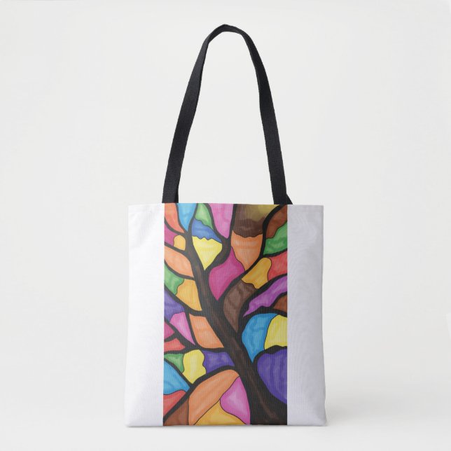 Glasmalerei-Baum-Kunst  (Vorderseite)