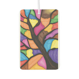 Glasmalerei-Baum-Kunst  Autolufterfrischer