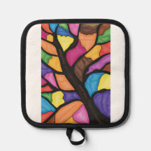 Glasmalerei-Baum-Kunst