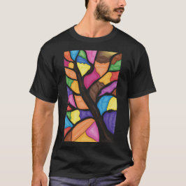 Glasmalerei-Baumkunst  T-Shirt