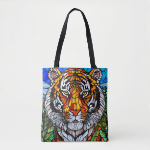 Glasmalerei Tiger