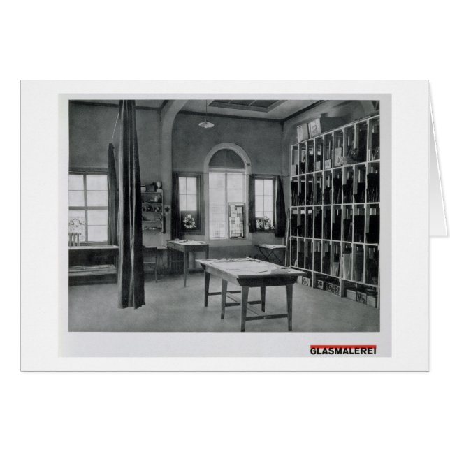 Glasmalerstudio aus den Werkstätten des B (Vorderseite (Horizontal))