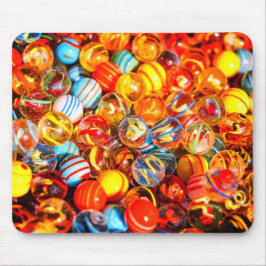 Glasmarmor Vintage alte Schule farbig Mousepad