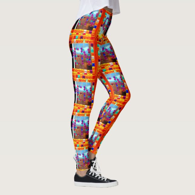 Glasmosaik Leggings (Rechts)