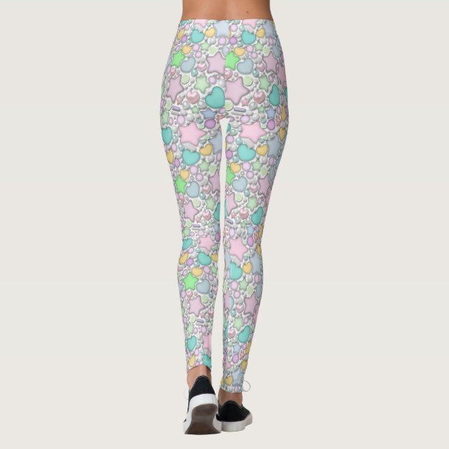 Glasperlen, Schmuck Leggings (Rückseite)