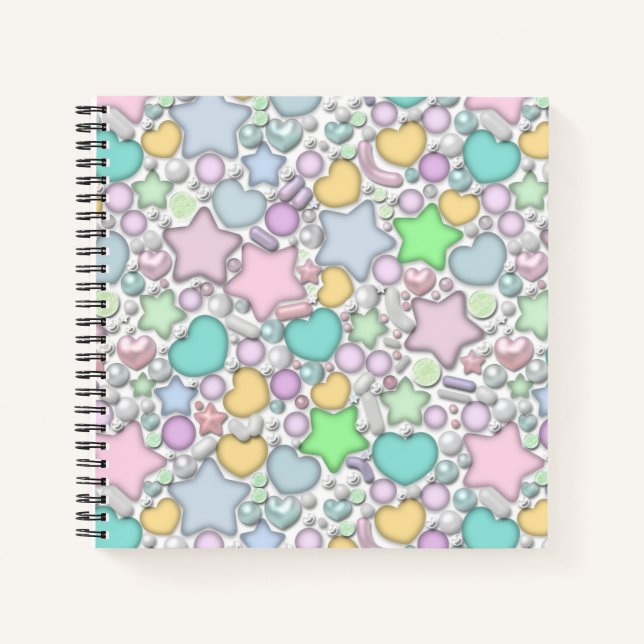 Glasperlen, Schmuck Notizbuch (Vorderseite)