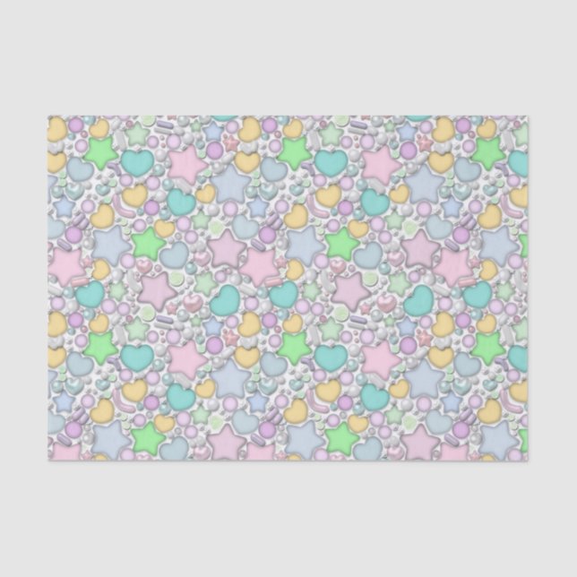 Glasperlen, Schmuck Seidenpapier (Vorderseite)