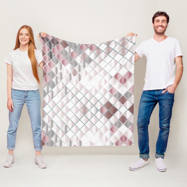 Glasplatz Fleecedecke (Beispiel)