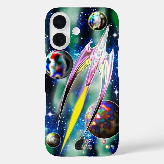 Glasrakete Case-Mate iPhone Hülle (Rückseite)
