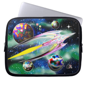 Glasrakete Laptopschutzhülle