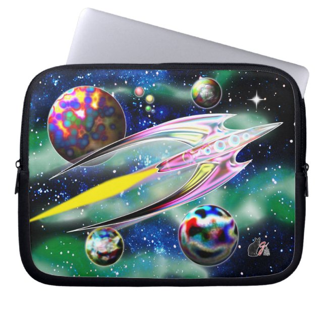 Glasrakete Laptopschutzhülle (Vorderseite)
