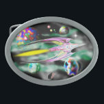 Glasrakete Ovale Gürtelschnalle<br><div class="desc">Die Glass Rocket Zoomt durch den Raum auf eine brennende Flammentorche. Ein klassisches Thema der Science Fiction, um ein Gefühl von Staunen und Abenteuer inspirieren. Dieser Gürtelschnalle zeigt die Galaxie, die der mutigste Erforscher des Weltraums ist... du! Basierend auf einer digitalen Farbrekonstruktion eines früheren Stift- und Tintenschnitts, das ursprünglich als...</div>