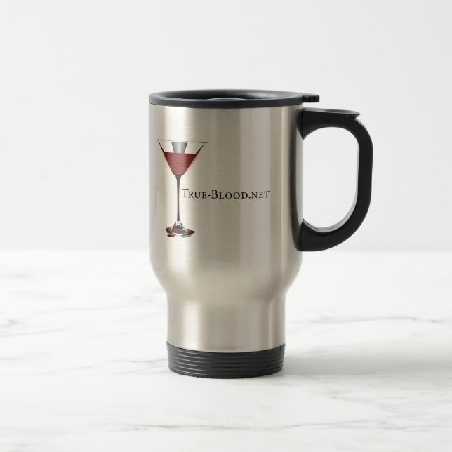 Glasreise-Tasse True-Blood.net Martini Reisebecher (Rechts)