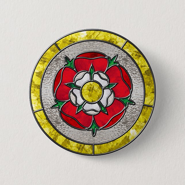 GlasRose Button (Vorderseite)