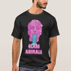 Glass Animals Soda Wasserfälle Kopf und Logo T-Shirt