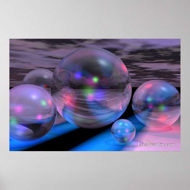 Glass Balls Poster (Vorne)
