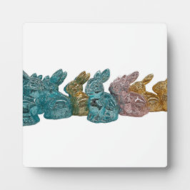 Glass Bunnies Fotoplatte