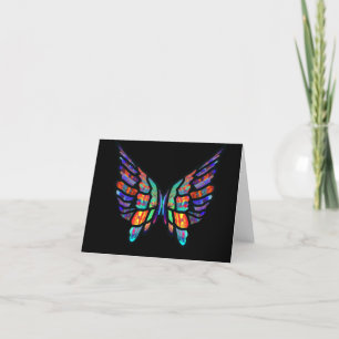 Glass Butterfly für jede Anlässe Karte