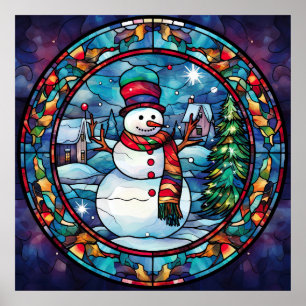 Glass Christmas Poster