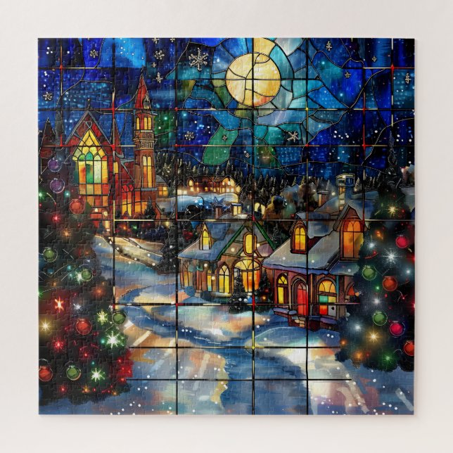 Glass Christmas Puzzle (Vertikal)