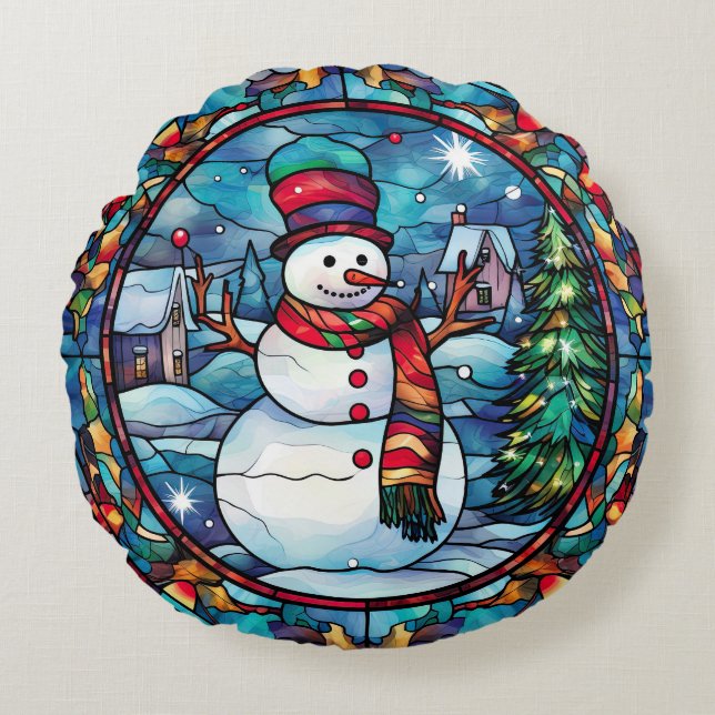Glass Christmas Throw Kissen (Vorderseite)