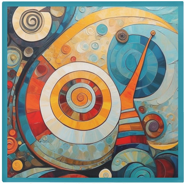 Glass COASTER - Swirls, Twirls, and Circles Glasuntersetzer (Von Creator hochgeladen)