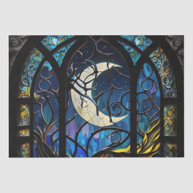 Glass Crescent Moon Seidenpapier (Vorderseite)