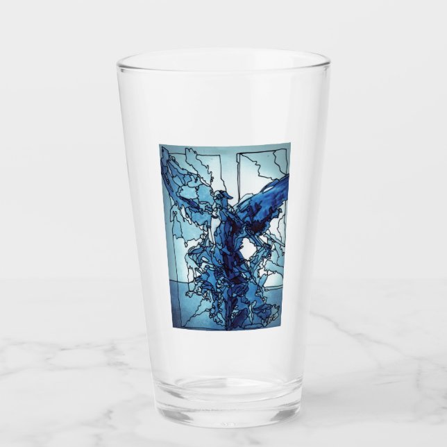 Glass Cup Blue Angel Glas (Vorderseite)
