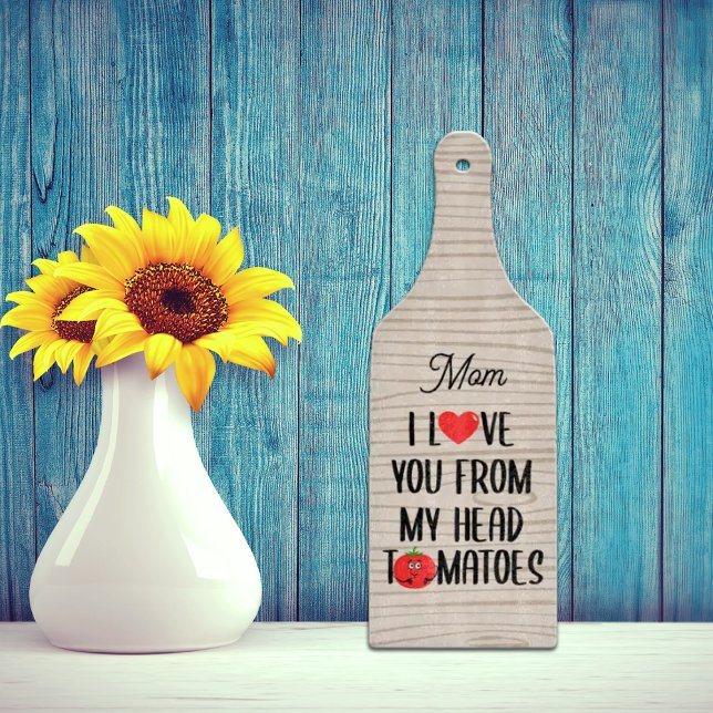 Glass Custom I Liebe Sie von meinem Kopf Tomaten Schneidebrett (Von Creator hochgeladen)