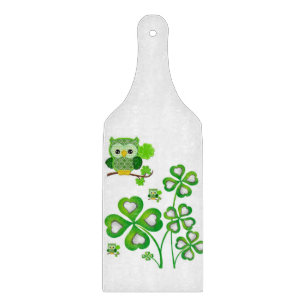 Glass Cutting Board Happy St. Patrick's Day Schneidebrett