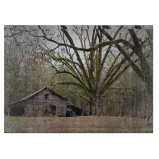 Glass Cutting Board of a Rural South Georgia Barn Schneidebrett