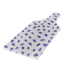 Glass Cutting Board - Purple Pattern Schneidebrett