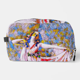 Glass Dancer in fließendem Kleid Waschbeutel