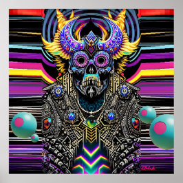 Glass Daydream of the Dead - Ken Gage Art Poster