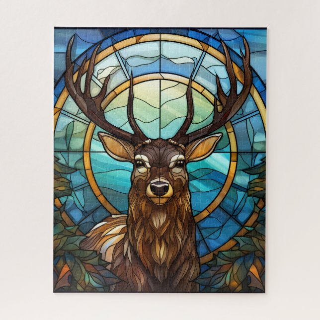 Glass Deer Puzzle (Vertikal)