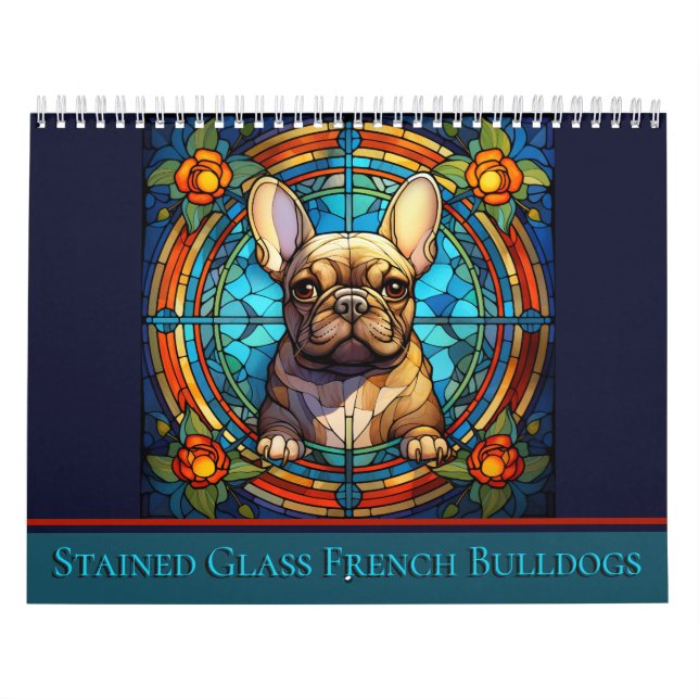 Glass French Bulldog Kalender (Titelbild)