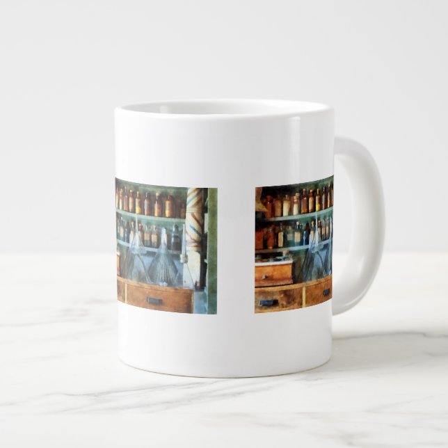 Glass Funnels und Barber Pole Jumbo-Tasse (Vorderseite Rechts)
