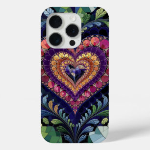 Glass Heart Floral Fantasy Case-Mate iPhone Hülle
