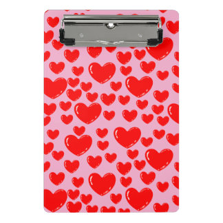 glass hearts mini klemmbrett