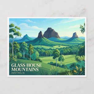 Glass House Mountains Nationalpark Beerburrum Postkarte