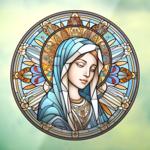 Glass Madonna Ronna Fensteraufkleber