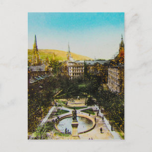 Glass Magic Lantern Slide MONTREAL 1890 Kanada Postkarte